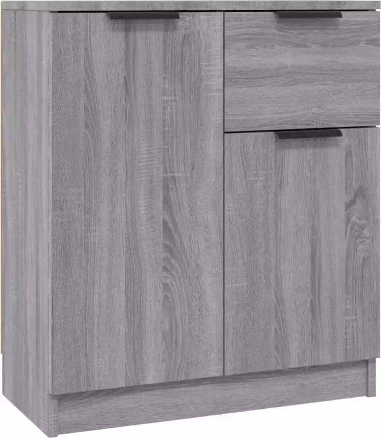 Maison Exclusive Dressoir 60x30x70 cm bewerkt hout grijs sonoma eikenkleurig