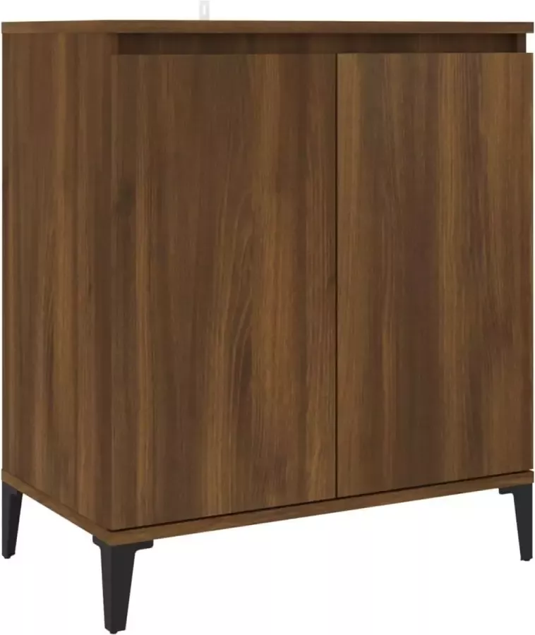 Maison Exclusive Dressoir 60x35x70 cm bewerkt hout bruineikenkleurig - Foto 2