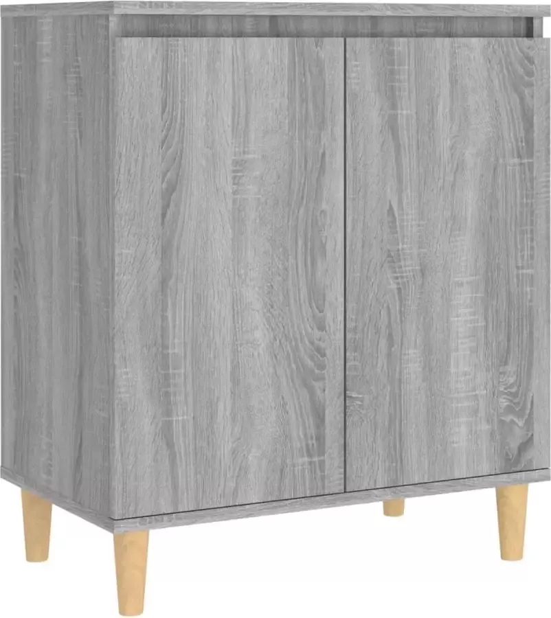 Maison Exclusive Dressoir 60x35x70 cm bewerkt hout grijs sonoma eikenkleurig