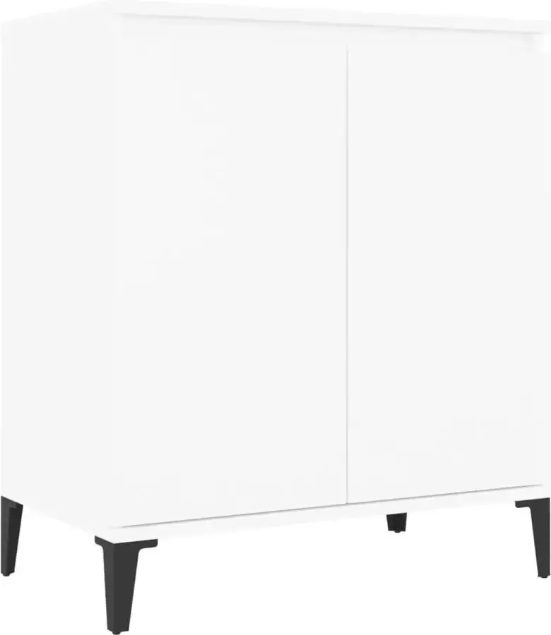 Maison Exclusive Dressoir 60x35x70 cm bewerkt hout wit