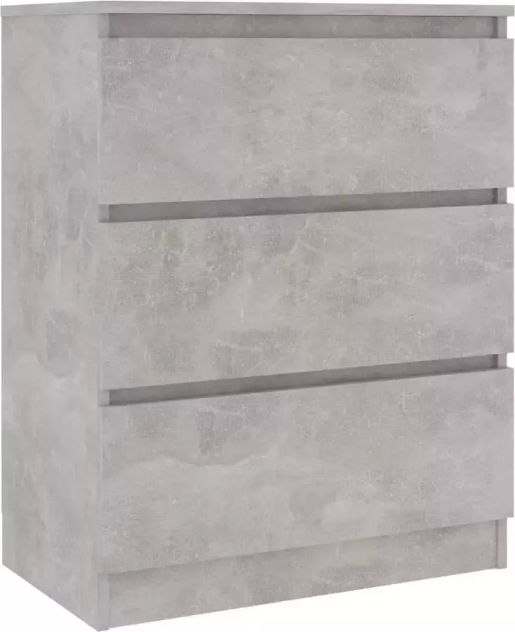 Maison Exclusive Dressoir 60x35x76 cm bewerkt hout betongrijs