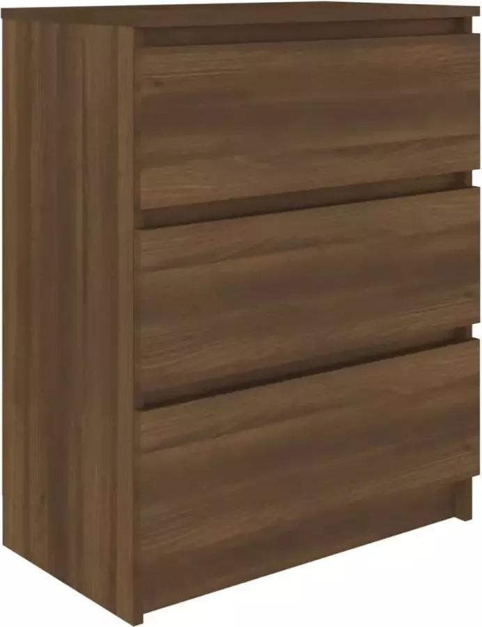 Maison Exclusive Dressoir 60x35x76 cm bewerkt hout bruineikenkleurig