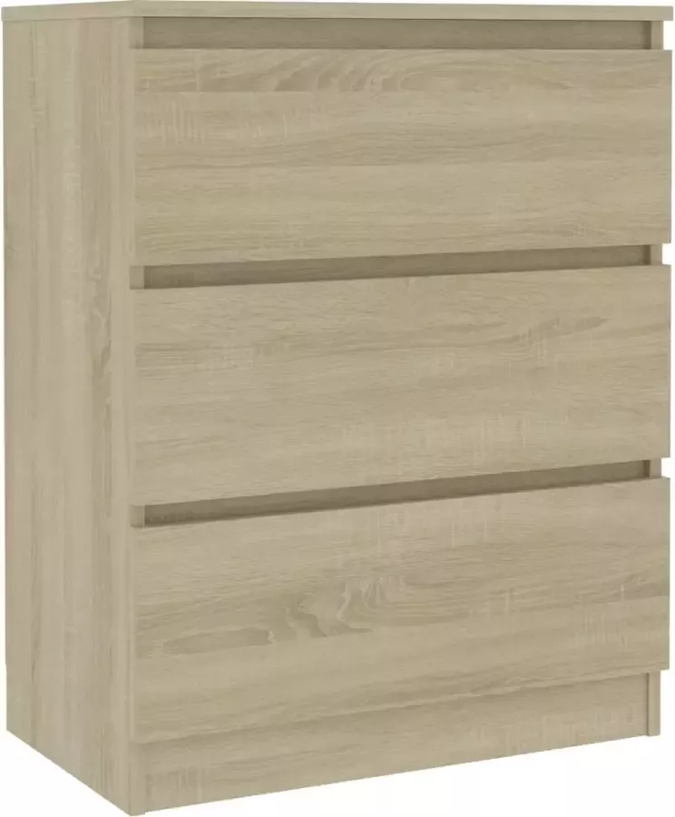 Maison Exclusive Dressoir 60x35x76 cm bewerkt hout sonoma eikenkleurig