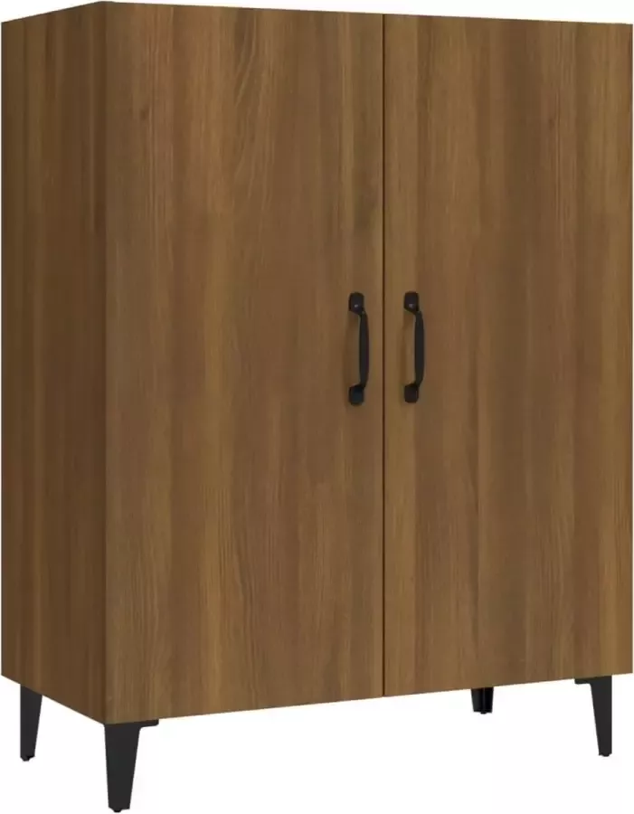 Maison Exclusive Dressoir 70x34x90 cm bewerkt hout bruineikenkleurig - Foto 2