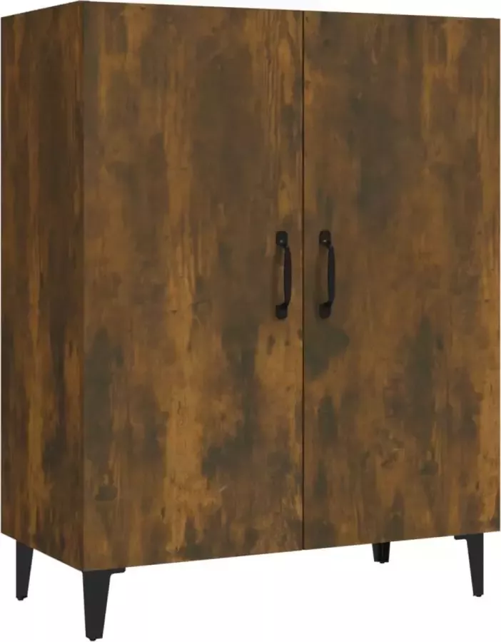 Maison Exclusive Dressoir 70x34x90 cm bewerkt hout gerookt eikenkleurig