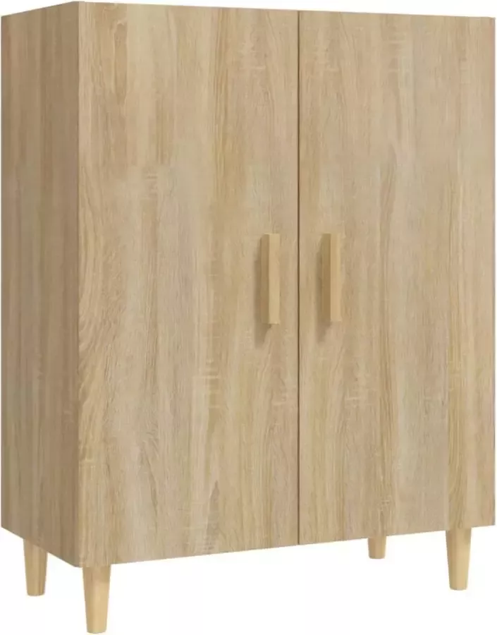 Maison Exclusive Dressoir 70x34x90 cm bewerkt hout sonoma eikenkleurig