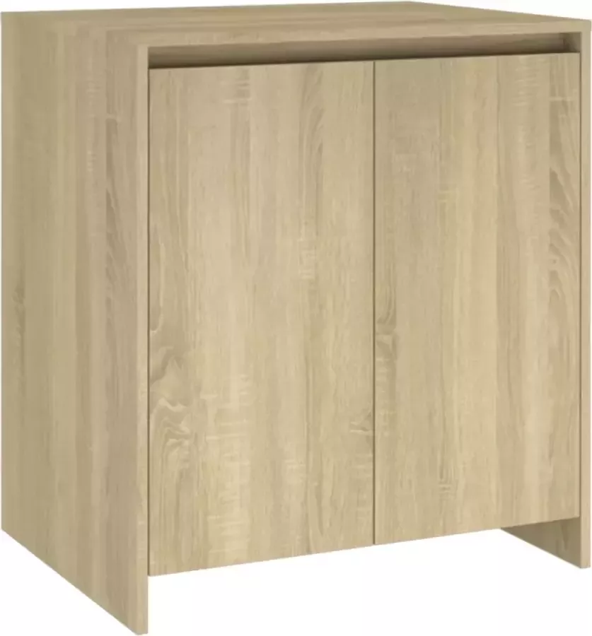 Maison Exclusive Dressoir 70x40x75 cm bewerkt hout sonoma eikenkleurig