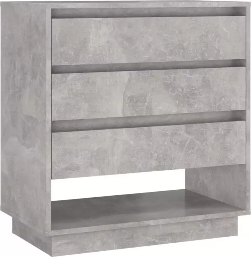 Maison Exclusive Dressoir 70x41x75 cm spaanplaat betongrijs