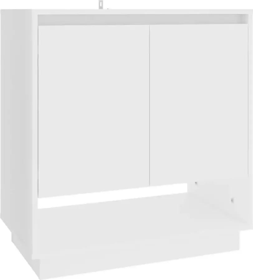 Maison Exclusive Dressoir 70x41x75 cm spaanplaat wit - Foto 2