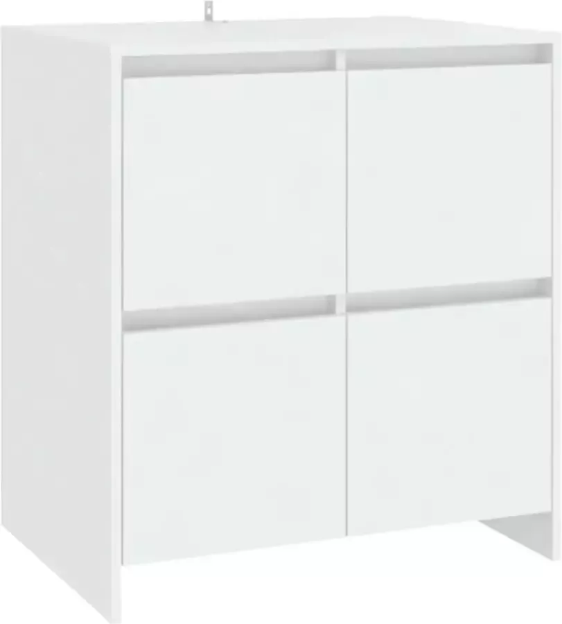 Maison Exclusive Dressoir 70x41x75 cm spaanplaat wit