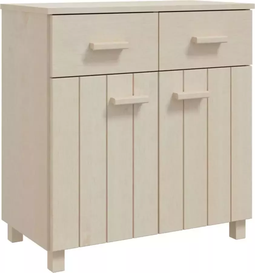 Maison Exclusive Dressoir HAMAR 79x40x80 cm massief grenenhout honingbruin