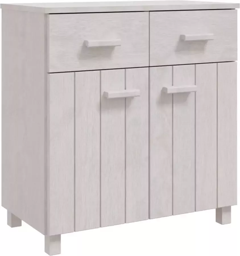 Maison Exclusive Dressoir HAMAR 79x40x80 cm massief grenenhout wit - Foto 2