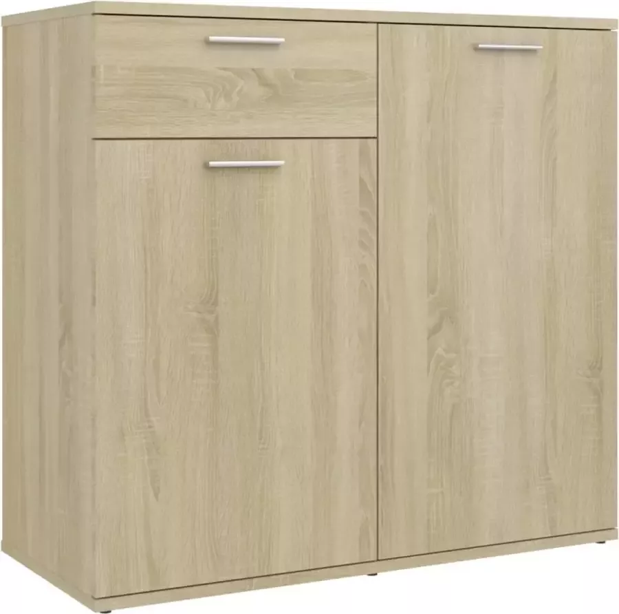 Maison Exclusive Dressoir 80x36x75 cm spaanplaat sonoma eikenkleurig