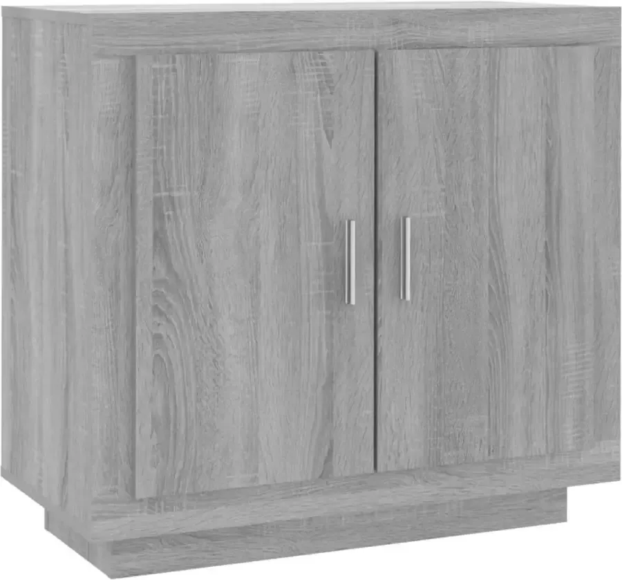 Maison Exclusive Dressoir 80x40x75 cm bewerkt hout grijs sonoma eikenkleurig