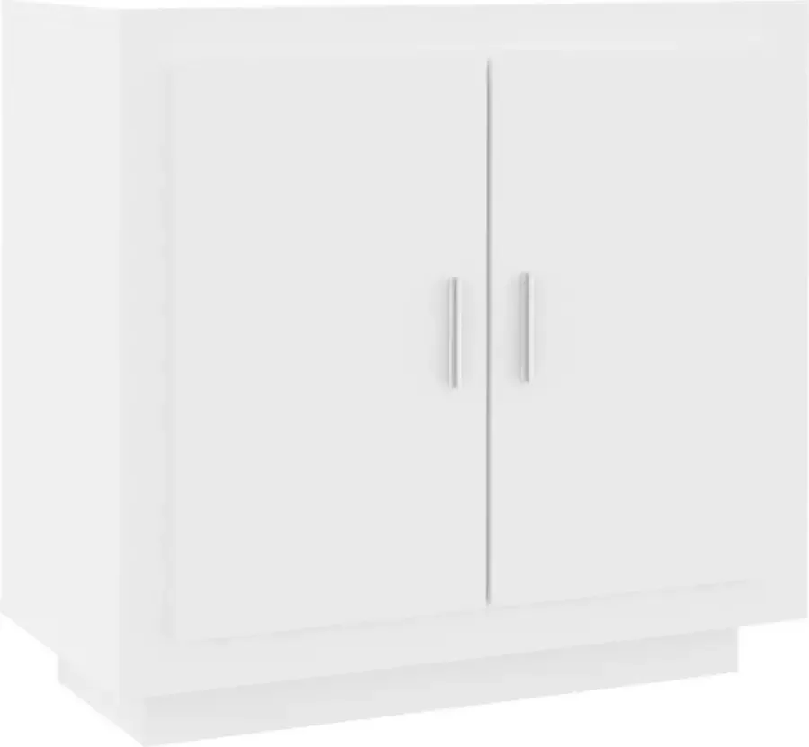 Maison Exclusive Dressoir 80x40x75 cm bewerkt hout wit