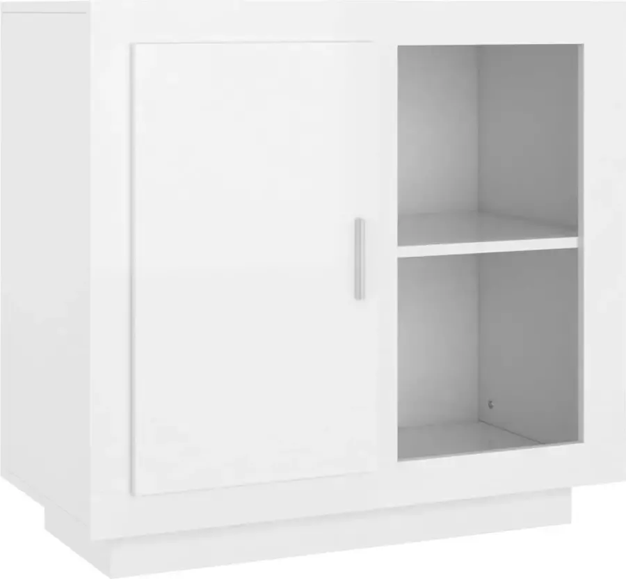 Maison Exclusive Dressoir 80x40x75 cm hoogglans wit