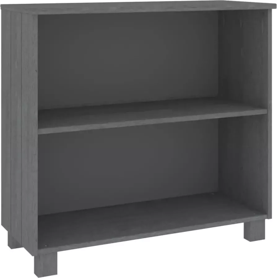 Maison Exclusive Dressoir HAMAR 85x35x80 cm massief grenenhout donkergrijs - Foto 2