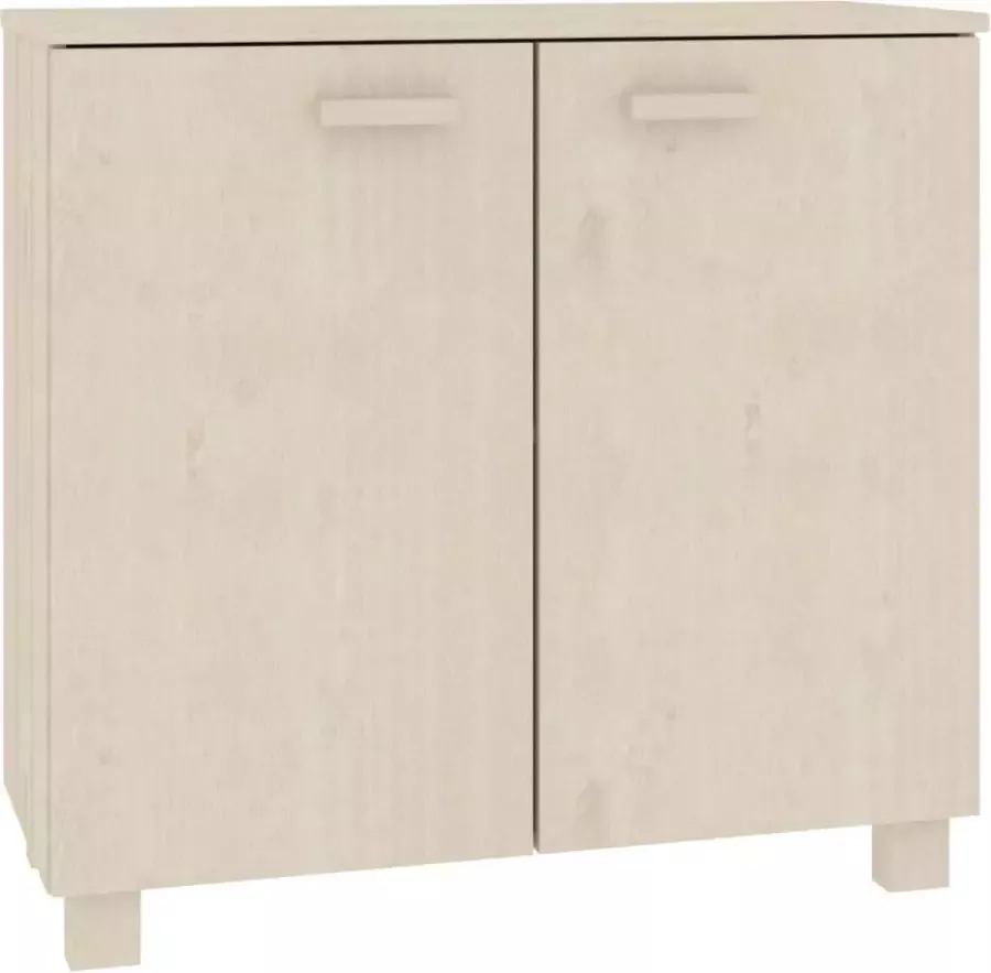 Maison Exclusive Dressoir HAMAR 85x35x80 cm massief grenenhout honingbruin