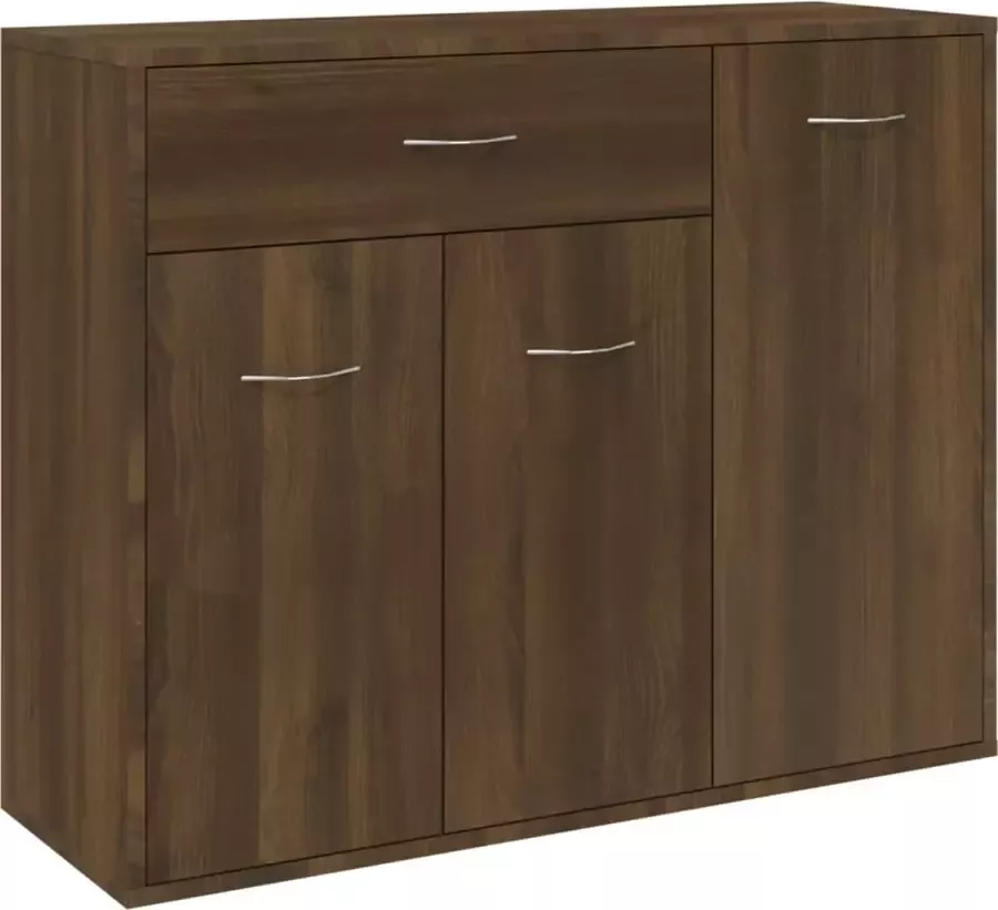 Maison Exclusive Dressoir 88x30x70 cm bewerkt hout bruineikenkleurig