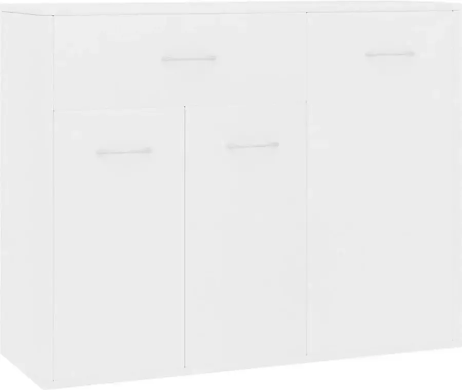 Maison Exclusive Dressoir 88x30x70 cm bewerkt hout wit