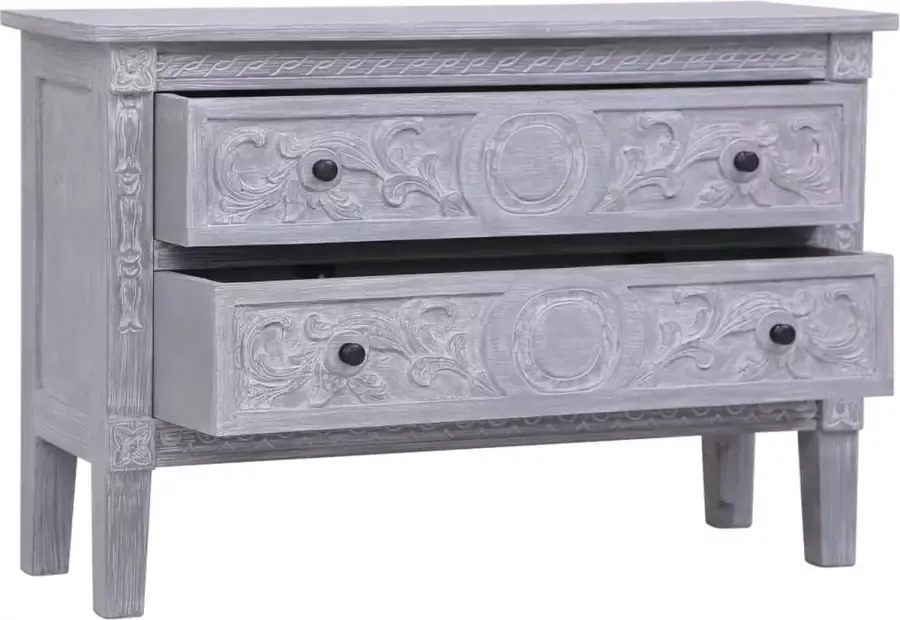 Maison Exclusive Dressoir met 2 lades 90x30x60 cm massief mahoniehout