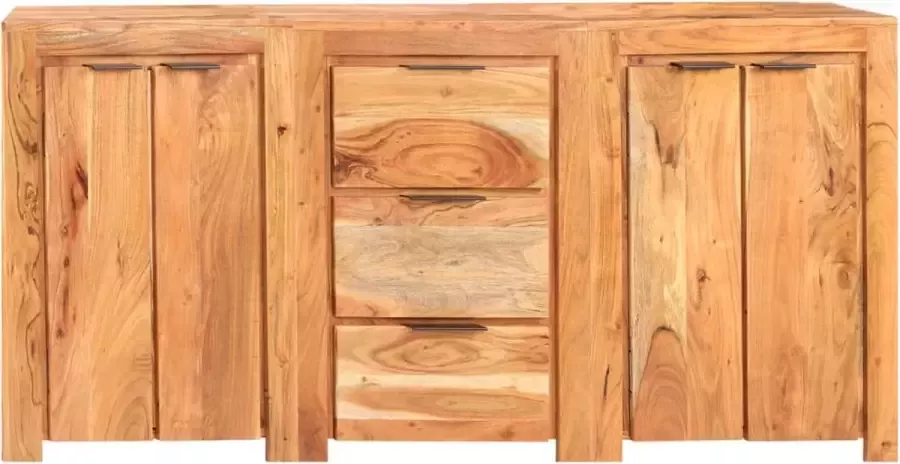 Maison Exclusive Dressoir met 3 lades en 4 deuren massief acaciahout