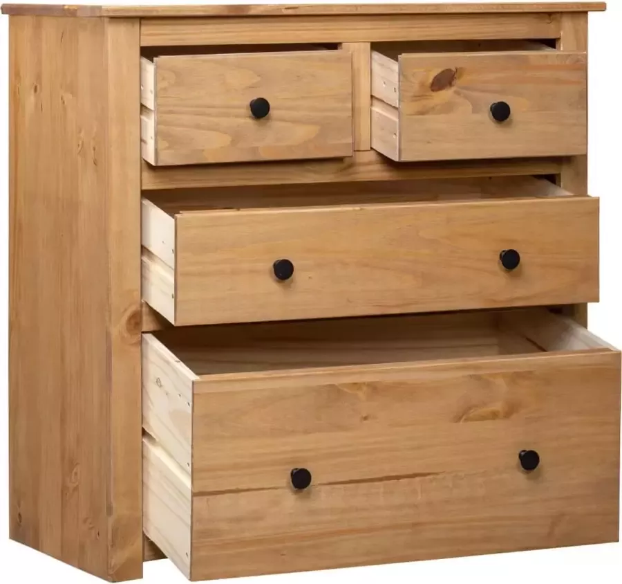 Maison Exclusive Dressoir Panama Range 80x40x83 cm grenenhout