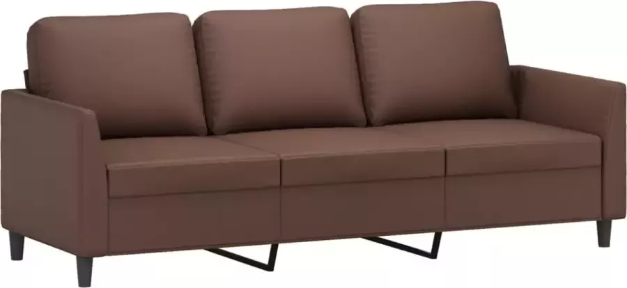 Maison Exclusive Driezitsbank 180 cm kunstleer bruin