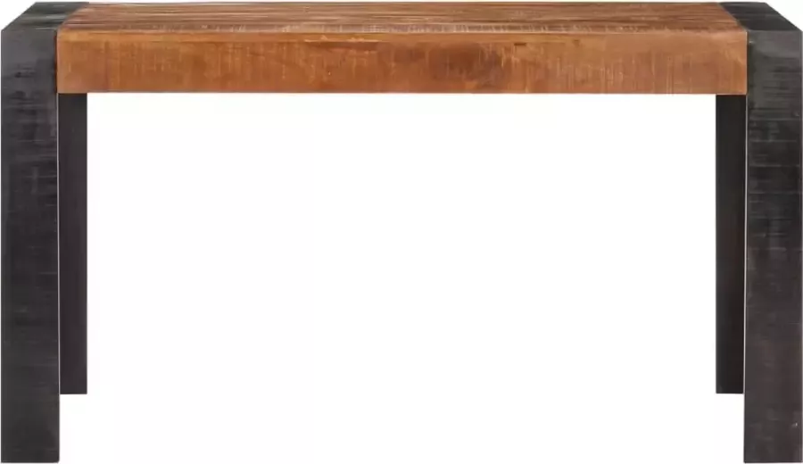Maison Exclusive Eettafel 140x70x76 cm massief ruw mangohout