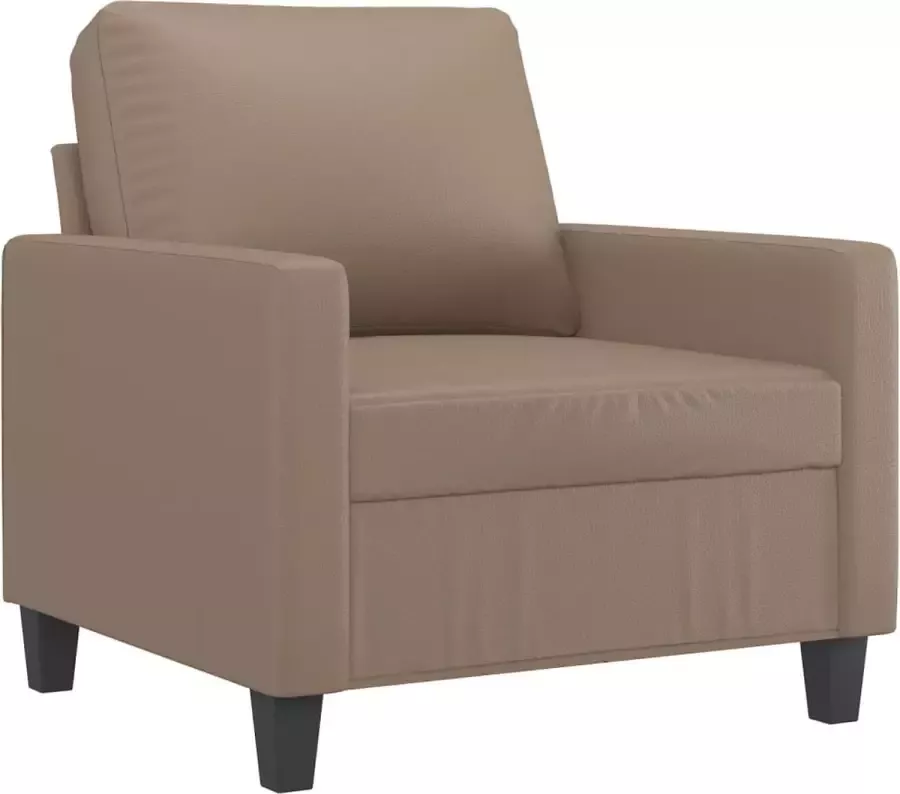 Maison Exclusive Fauteuil 60 cm kunstleer cappuccinokleurig