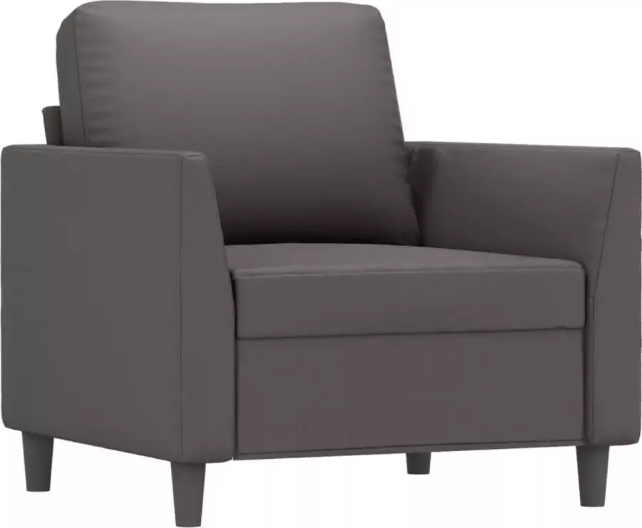 Maison Exclusive Fauteuil 60 cm kunstleer grijs