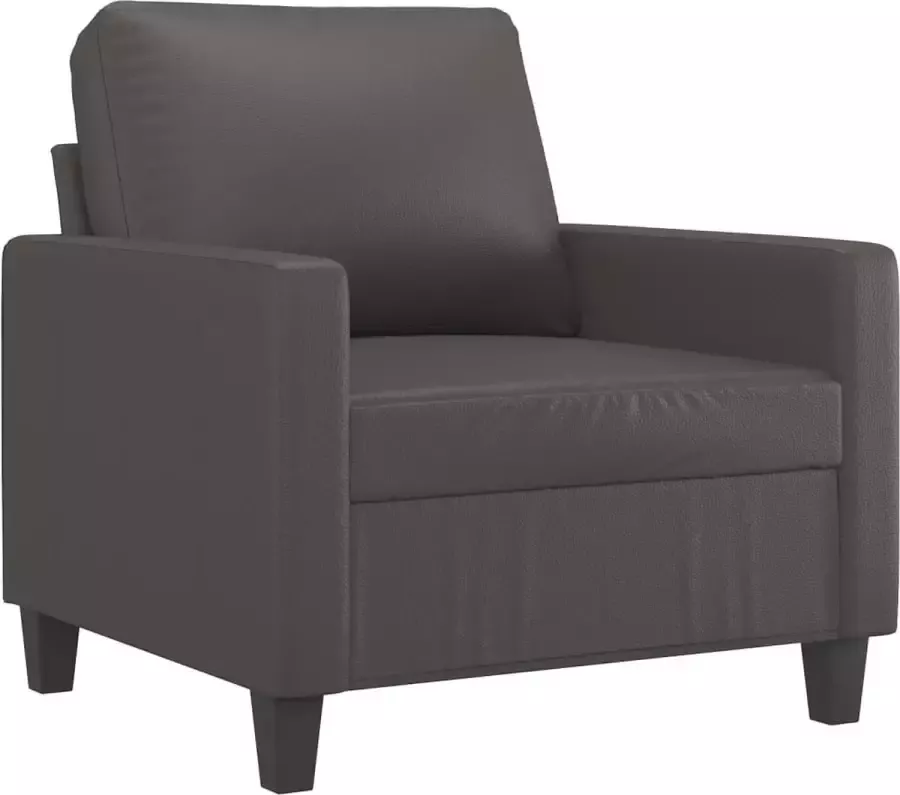 Maison Exclusive Fauteuil 60 cm kunstleer grijs