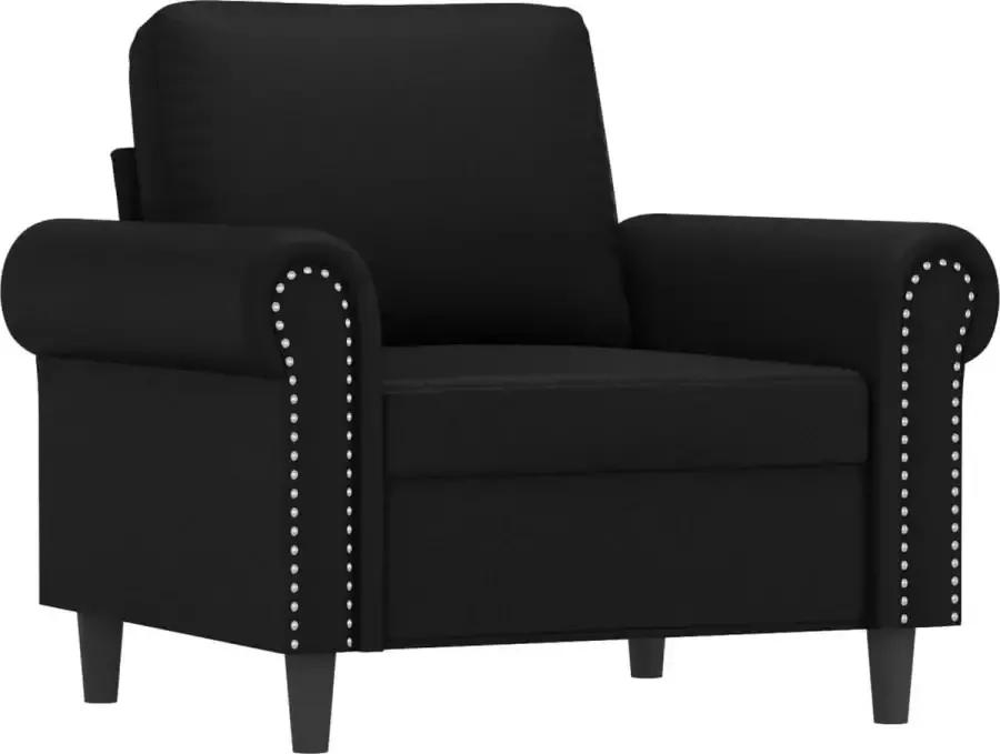 Maison Exclusive Fauteuil 60 cm kunstleer zwart