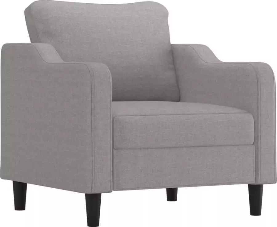 Maison Exclusive Fauteuil 60 cm stof lichtgrijs