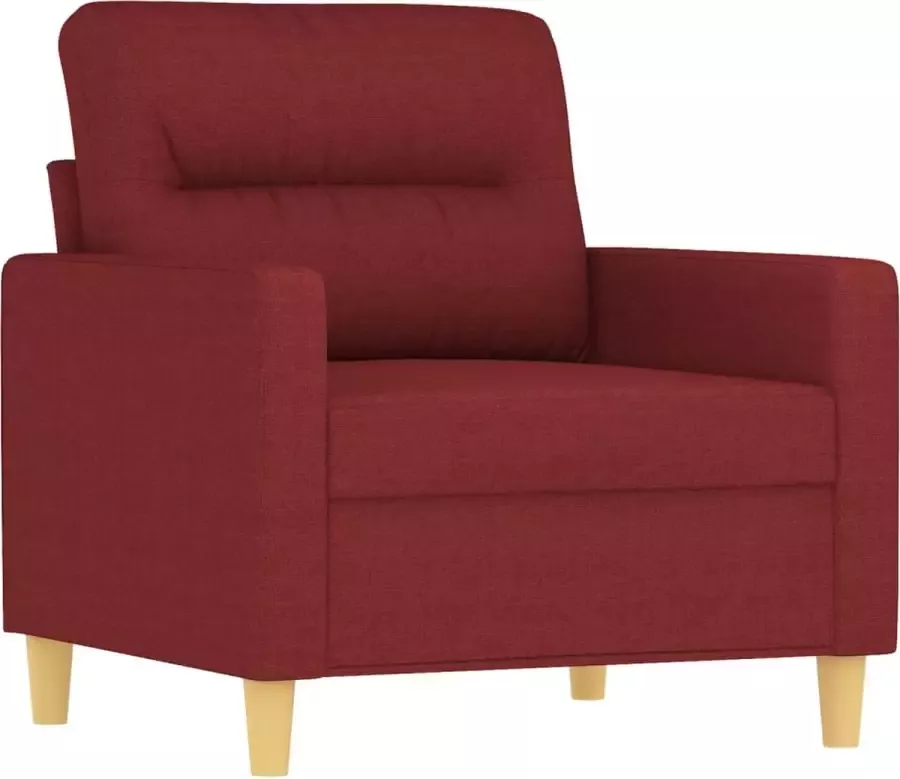 Maison Exclusive Fauteuil 60 cm stof wijnrood