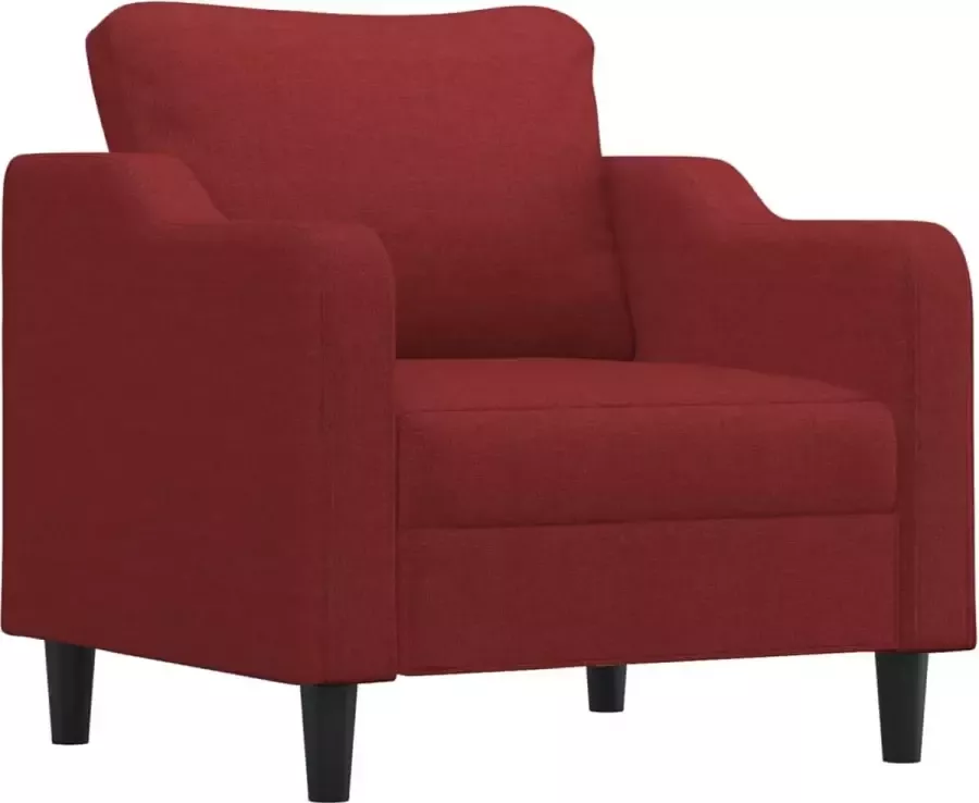 Maison Exclusive Fauteuil 60 cm stof wijnrood