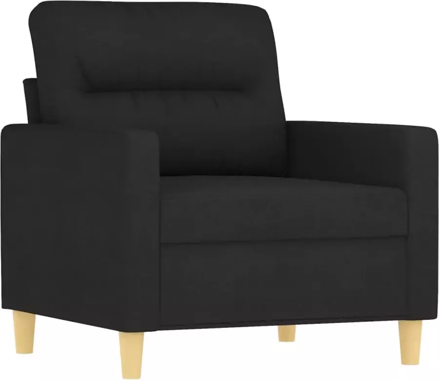 Maison Exclusive Fauteuil 60 cm stof zwart