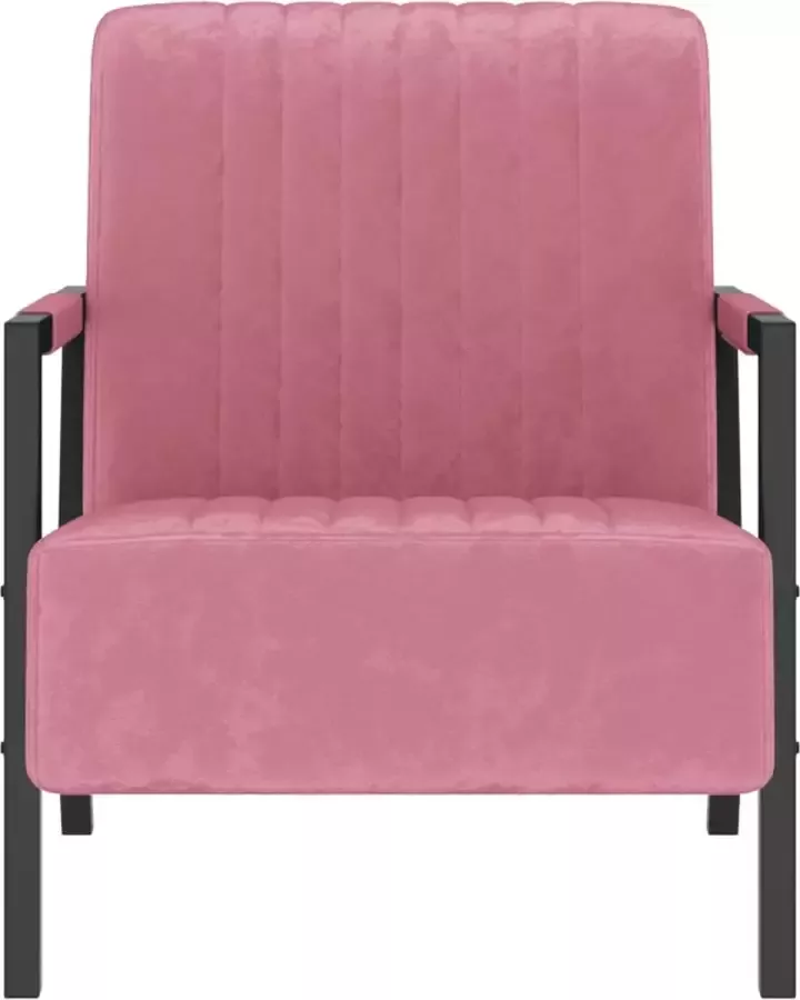 Maison Exclusive Fauteuil fluweel roze