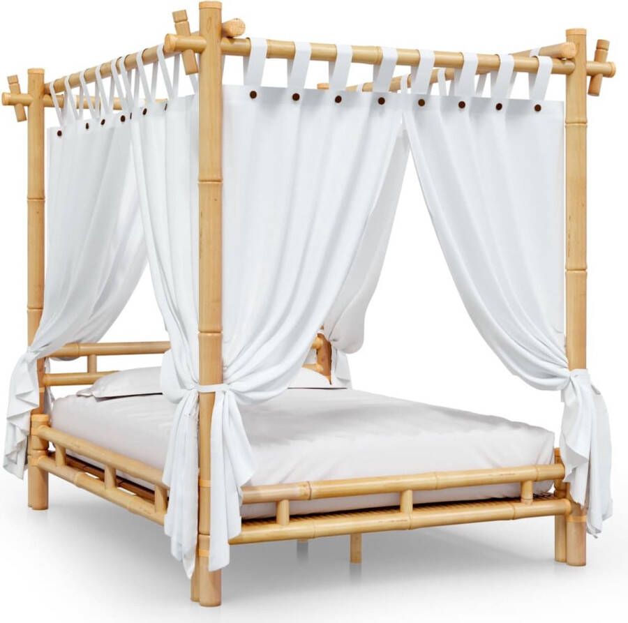 Maison Exclusive Hemelbed 140x200 cm bamboe