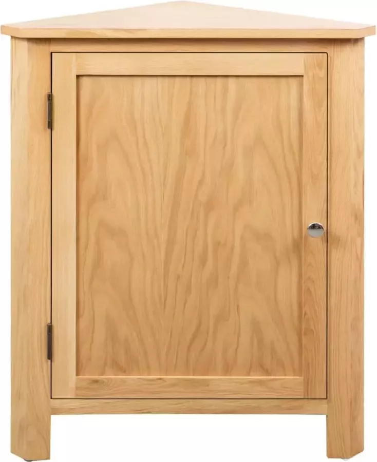 Maison Exclusive Hoekkast 59x45x80 cm massief eikenhout
