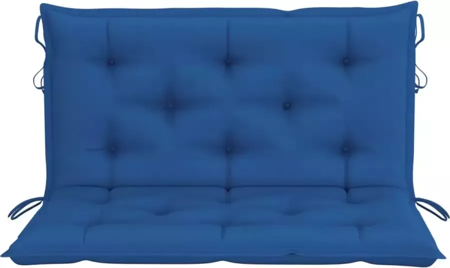 Maison Exclusive Kussen voor schommelstoel 100 cm stof blauw