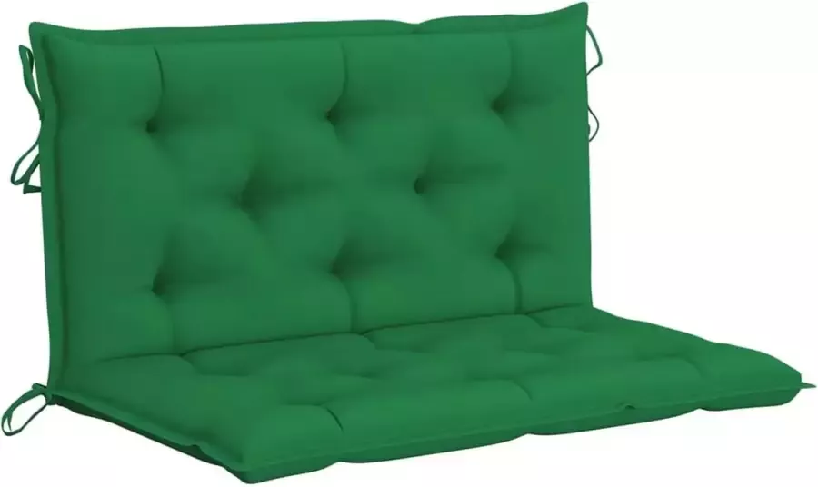 Maison Exclusive Kussen voor schommelstoel 100 cm stof groen
