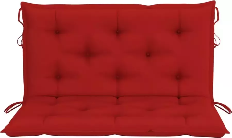 Maison Exclusive Kussen voor schommelstoel 100 cm stof rood