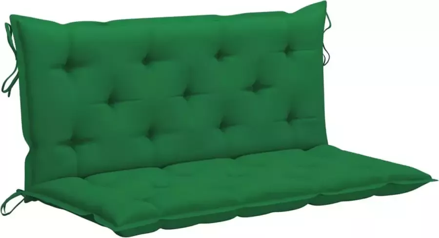 Maison Exclusive Kussen voor schommelstoel 120 cm stof groen