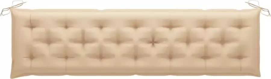 Maison Exclusive Kussen voor schommelstoel 200 cm stof beige