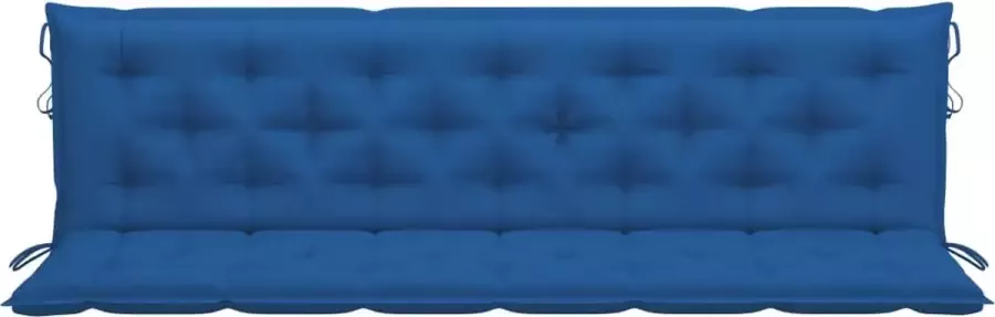 Maison Exclusive Kussen voor schommelstoel 200 cm stof blauw