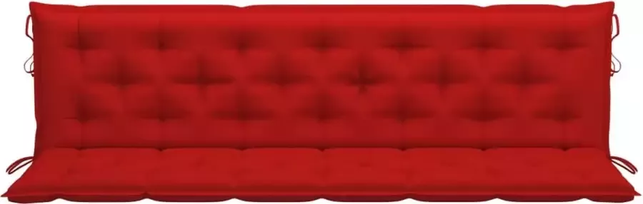 Maison Exclusive Kussen voor schommelstoel 200 cm stof rood