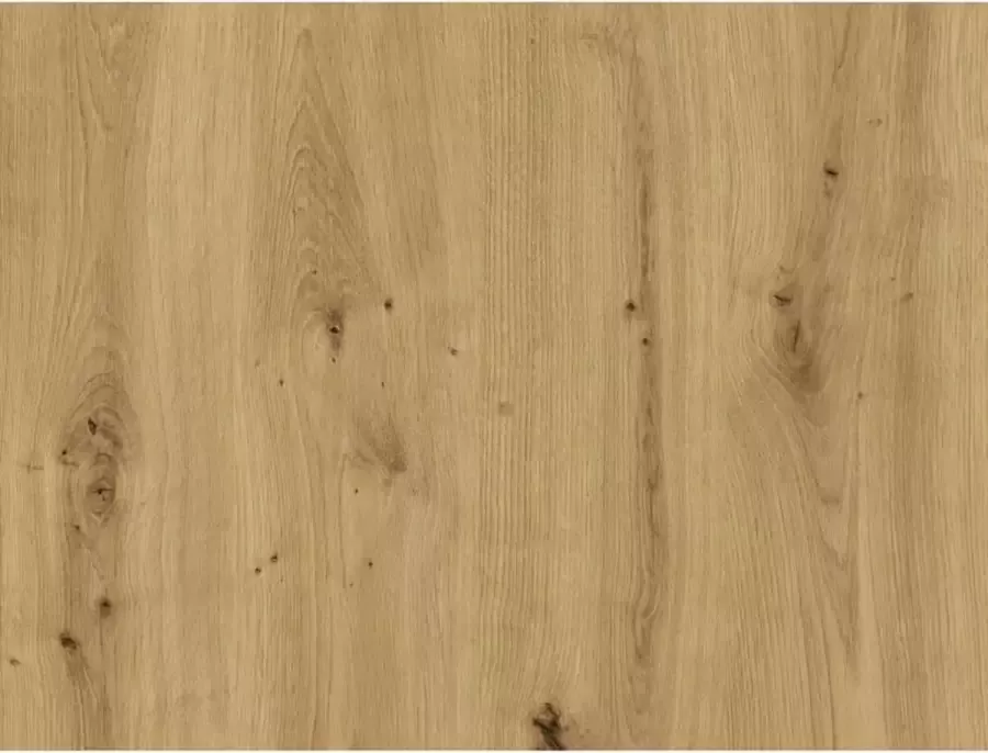 Maison Exclusive Ladekast verplaatsbaar artisan eikenkleurig en brilliant wit