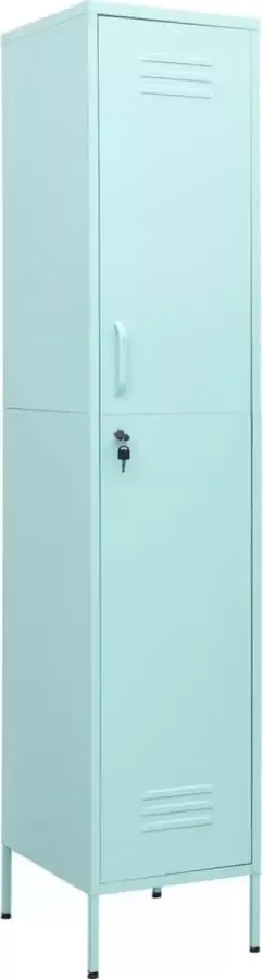 Maison Exclusive Lockerkast 35x46x180 cm staal mint
