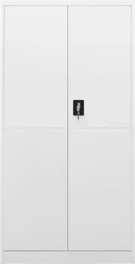 Maison Exclusive Lockerkast 90x40x180 cm staal wit